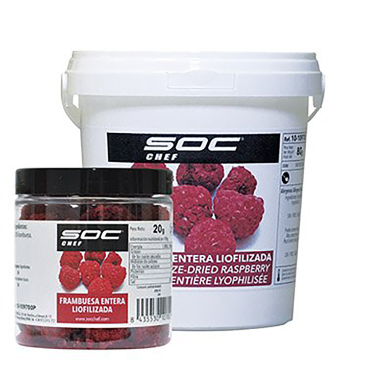 FRAMBUESA ENTERA LIOFILIZADA 400gr